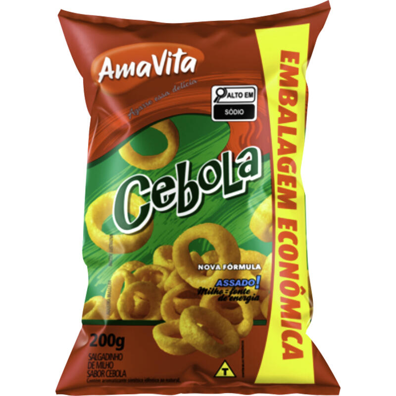 Salgadinho Amavita Cebola 200g
