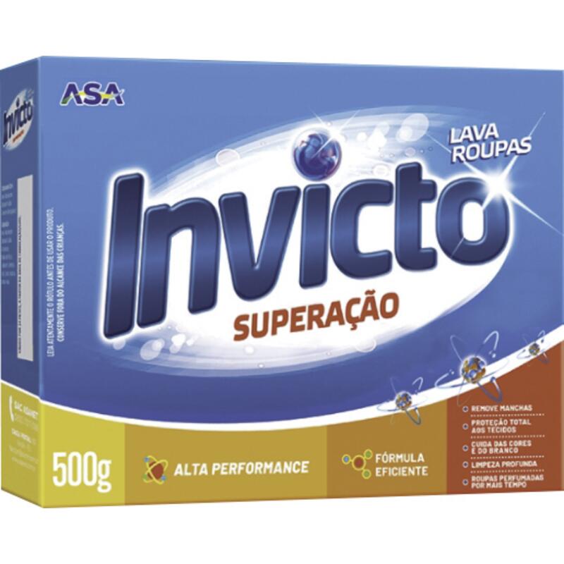 Lava Roupas em Pó Invicto Superação 500g