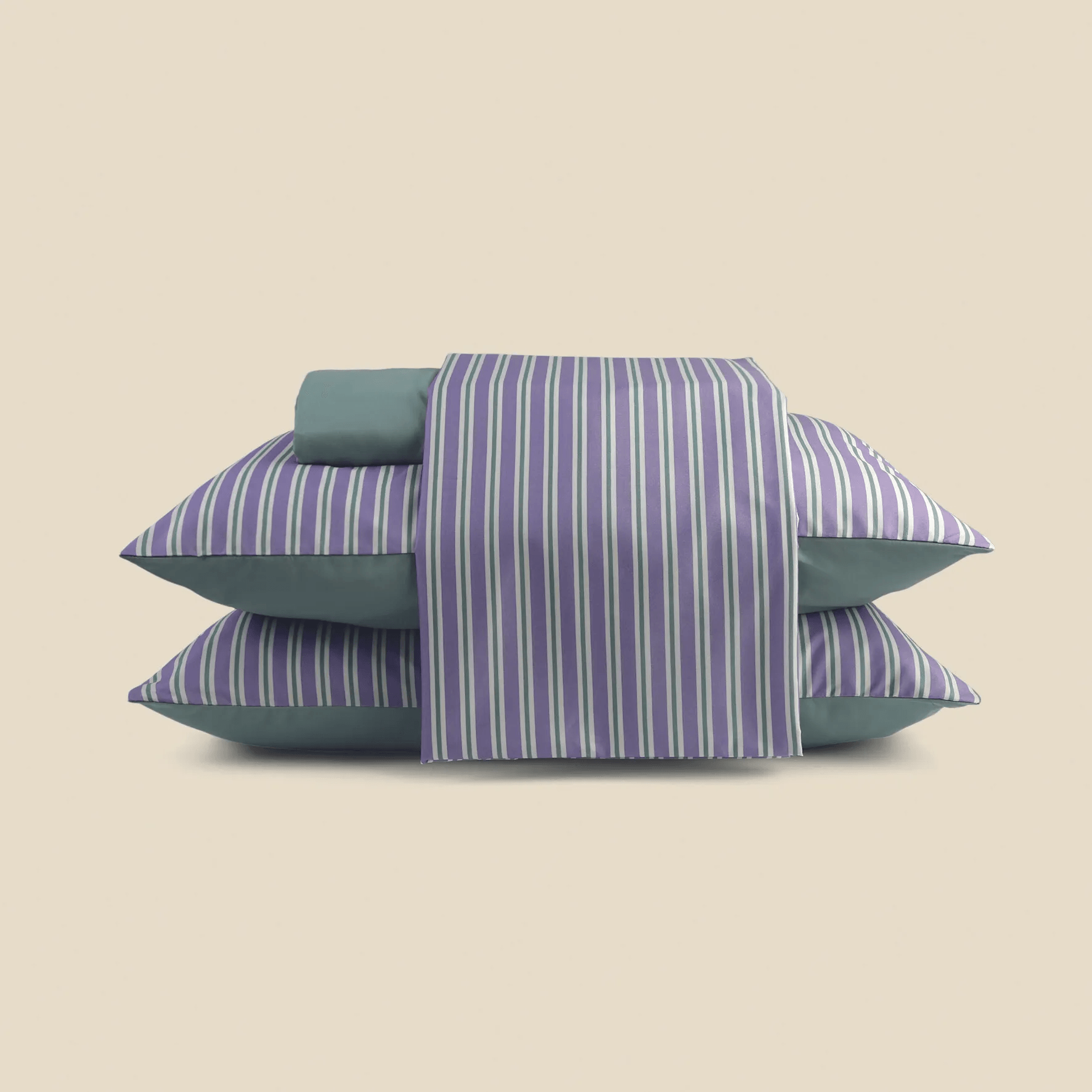 Jogo de Cama King Microfibra Pop Stripes- A\CASA