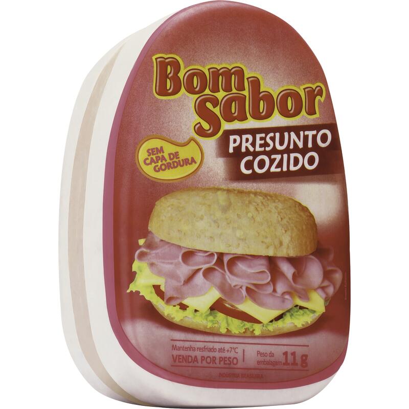 Presunto Cozido Bom Sabor Preço por quilo na peça