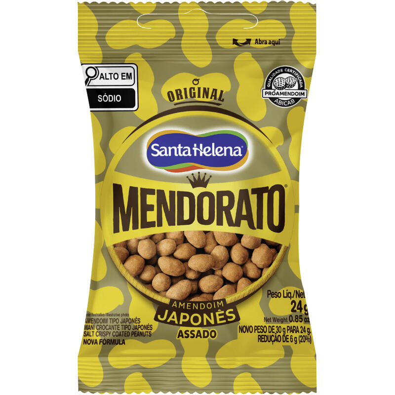 Amendoim Santa Helena Mendorato 24g