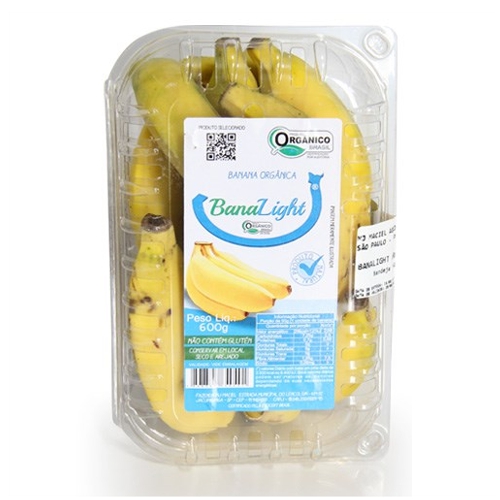 Banana Banalight All Organic Bandeja 600g