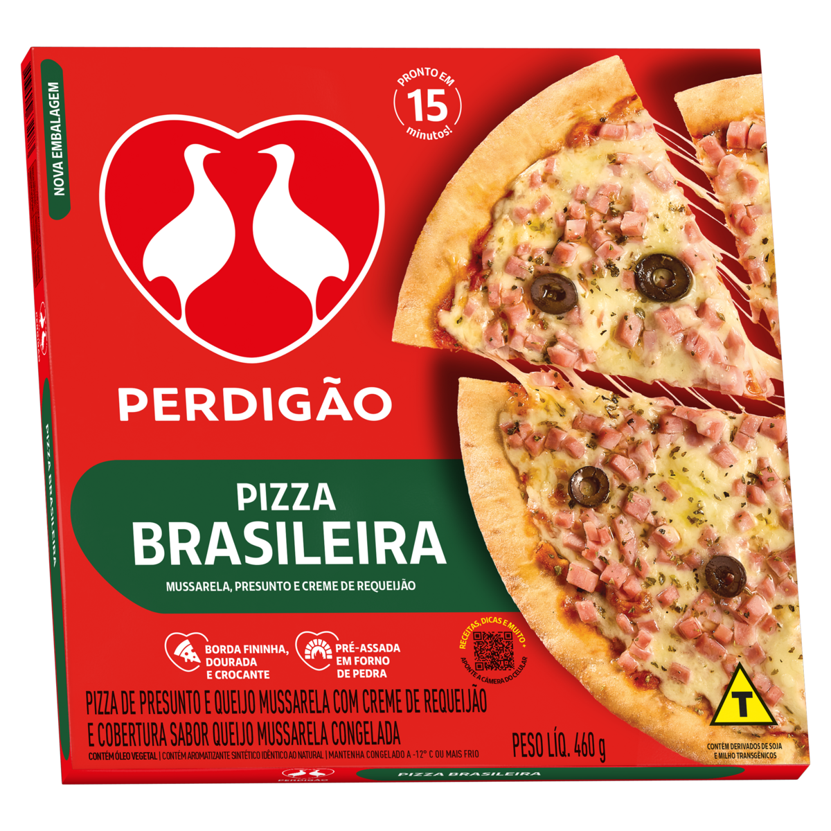Pizza PERDIGÃO Brasileira 460g