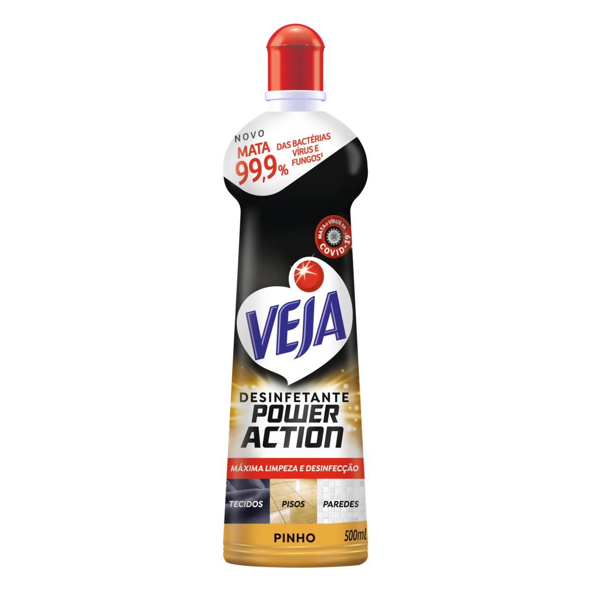 Desinfetante Pinho Veja Power Action Squeeze 500ml