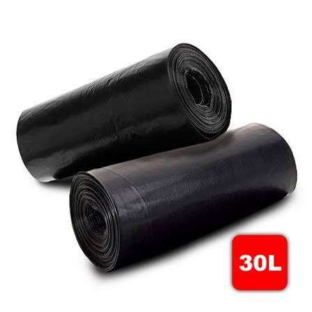 Saco de Lixo Portal 30 Litros Preto Rolo