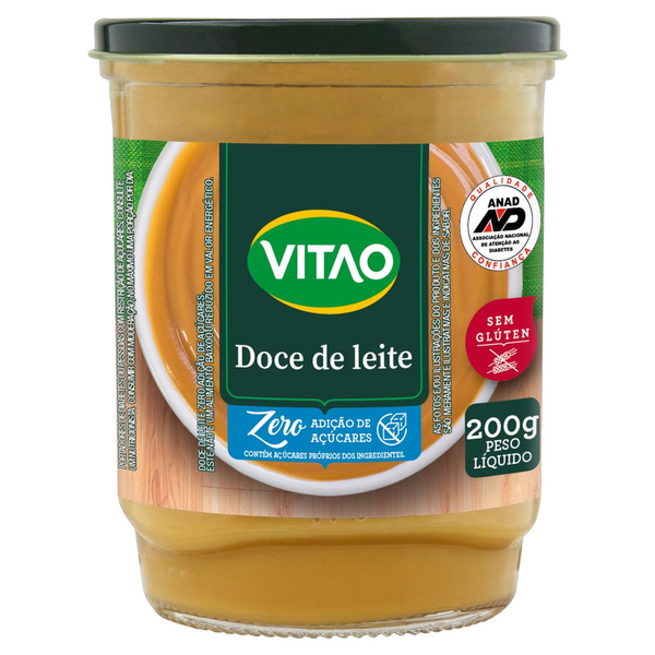 Doce de Leite VITAO Zero Adição de Açúcar 200g