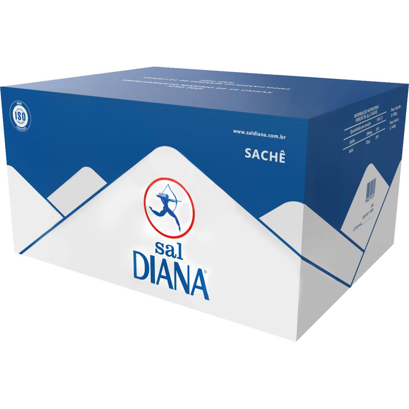 Sal Refinado Diana Minissachê 2.000x1g