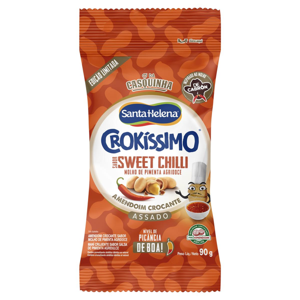 Amendoim Crokíssimo Santa Helena 90g - Sweet Chilli