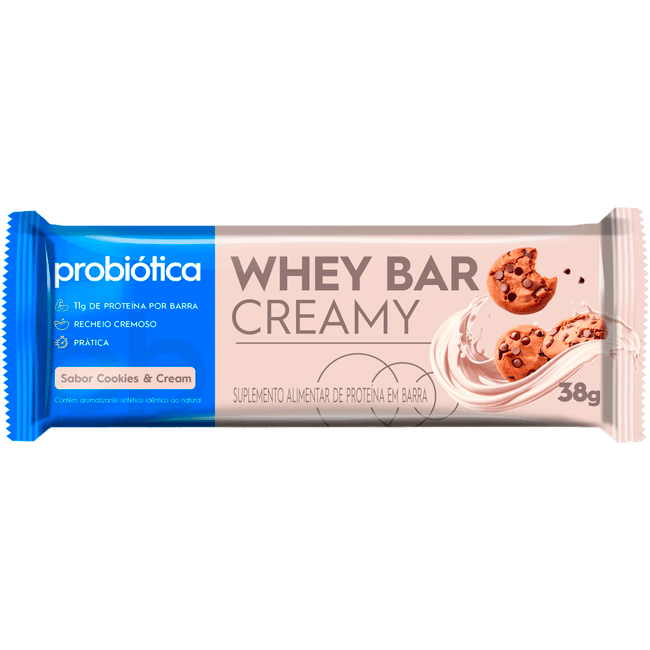 Barra de Proteína Probiótica Cookies 38g
