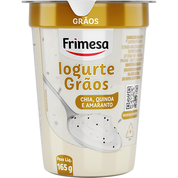 Iogurte Frimesa 165g - Grãos
