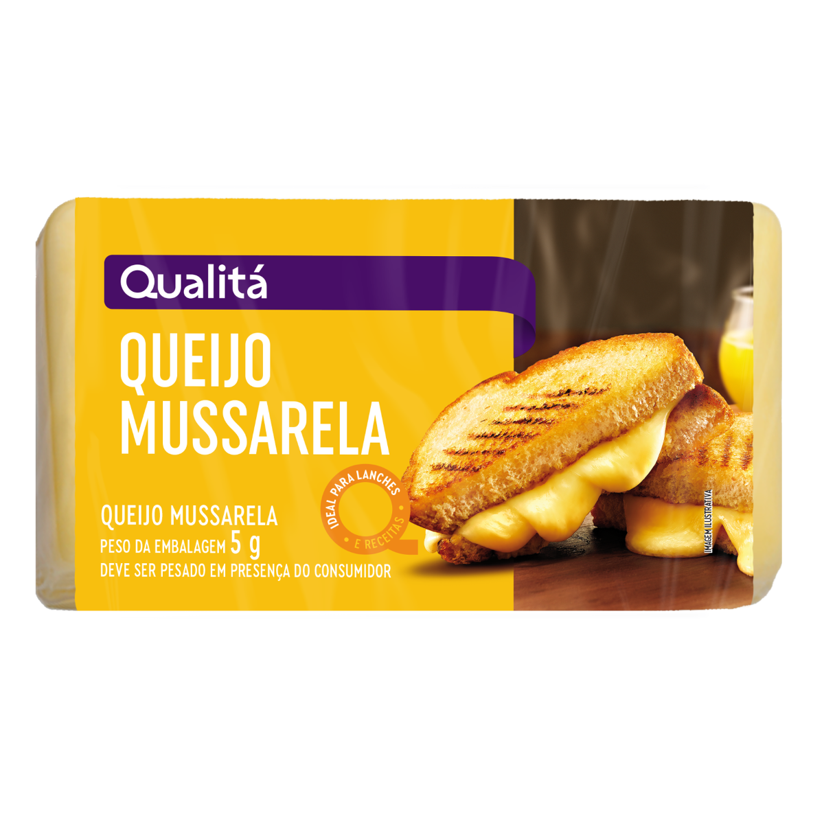 Queijo Mussarela Qualitá? Peça 450g