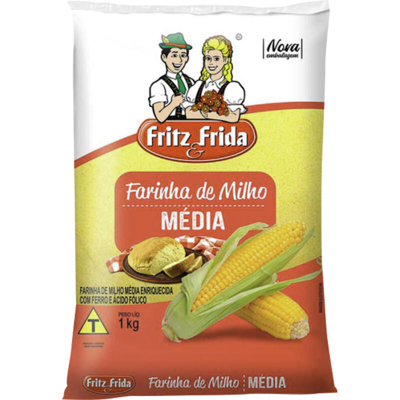 Farinha de Milho Fritz & Frida Média 1kg