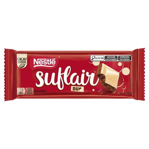 Chocolate Nestlé Suflair Duo Branco 50g