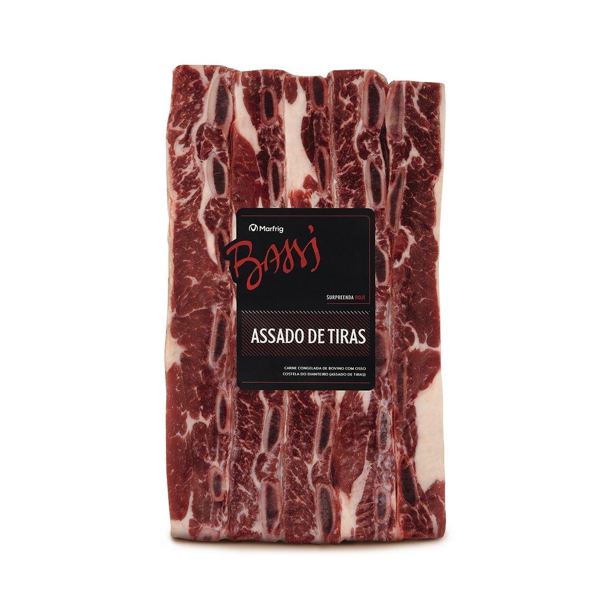 Assado De Tiras BASSI com Osso Congelado 1,5Kg