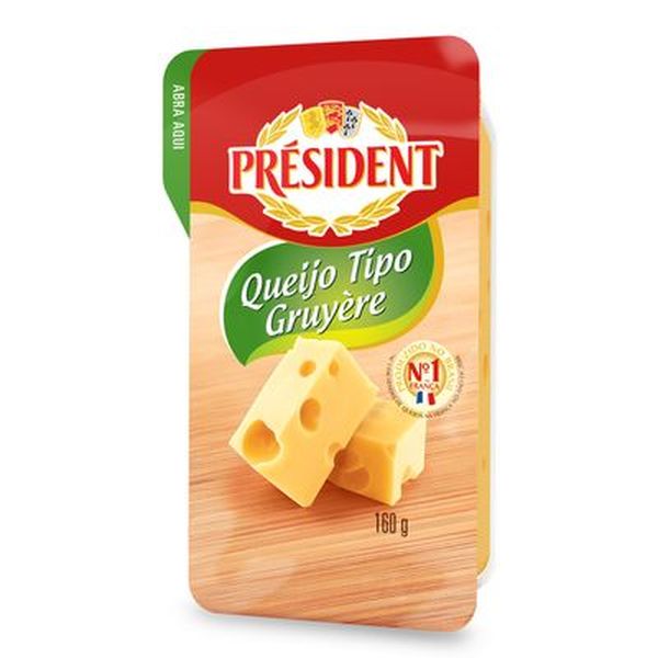 Queijo Gruyere President Embalagem 160G