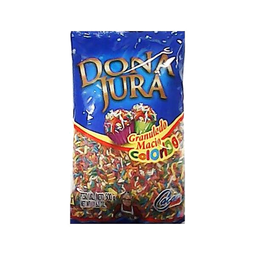 Granulado Colorido Mesclado Dona Jura 500g