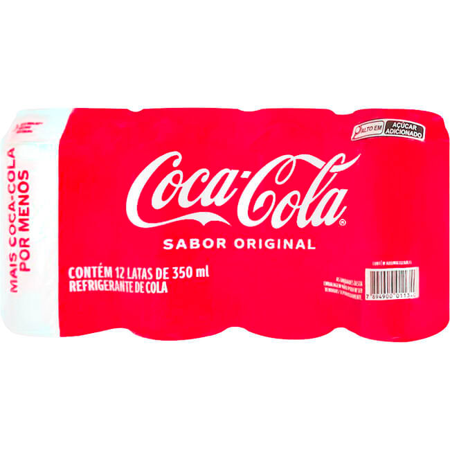 Refrigerante Coca-Cola Original Barcode 12x350ml
