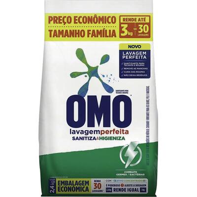 Sanitizante em Pó Omo Antibactericida 2,4kg
