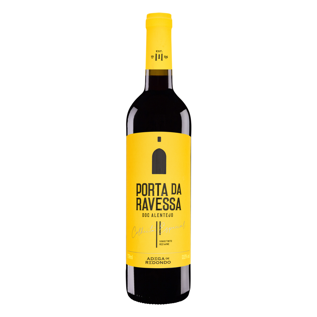 Vinho Português Tinto Seco Porta da Ravessa Colheita Especial Trincadeira Aragonez Alicante Bouschet Alentejo Garrafa 750ml