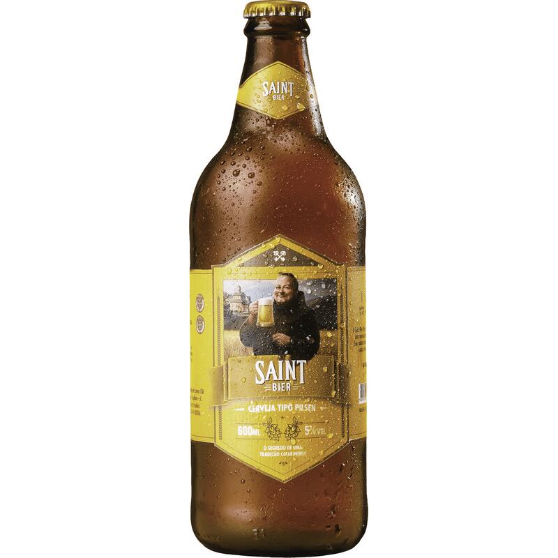 Cerveja Brasileira SAINT BIER Pilsen 600ml