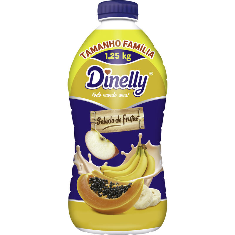 Bebida Láctea Dinelly Salada de Frutas 1,25kg