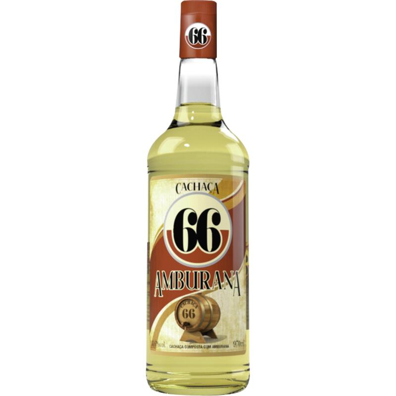 Cachaça 66 Amburana 970ml