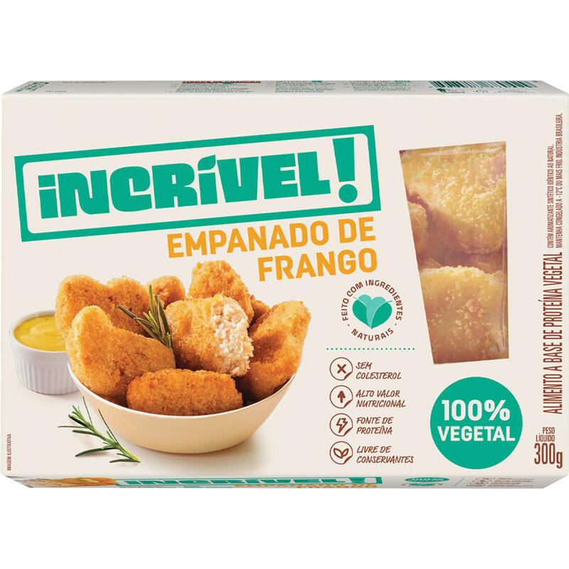 Empanado de Frango Incrível! 100% Vegetal 300g