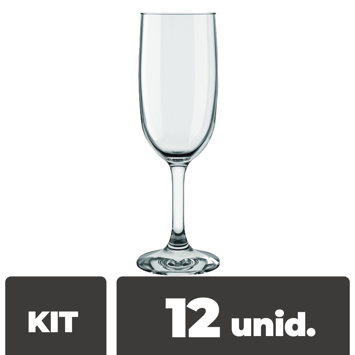 Kit com 12 Unidades Taça Gallant Chanpanhe 180 ml