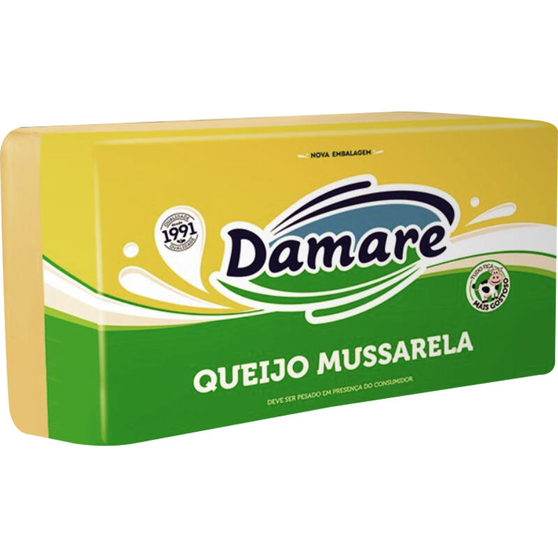 Queijo Mussarela Damare F4 Preço por quilo na peça