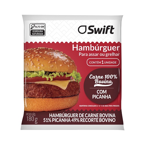 Hambúrguer de Picanha Swift 180g