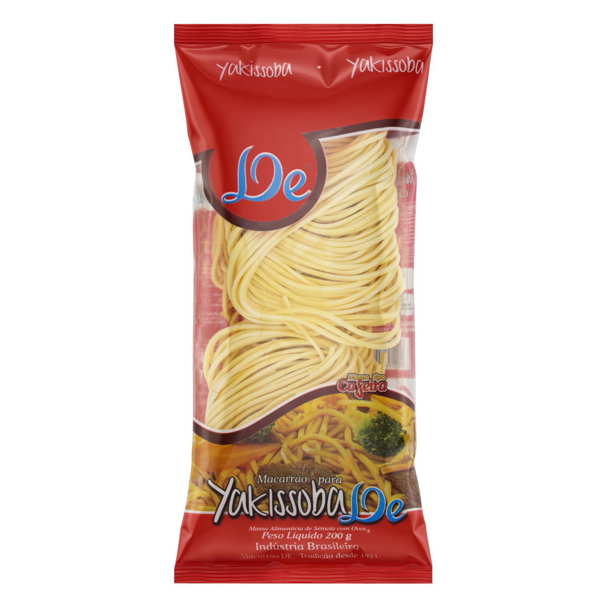 Macarrão de Sêmola Yakissoba De Pacote 200g