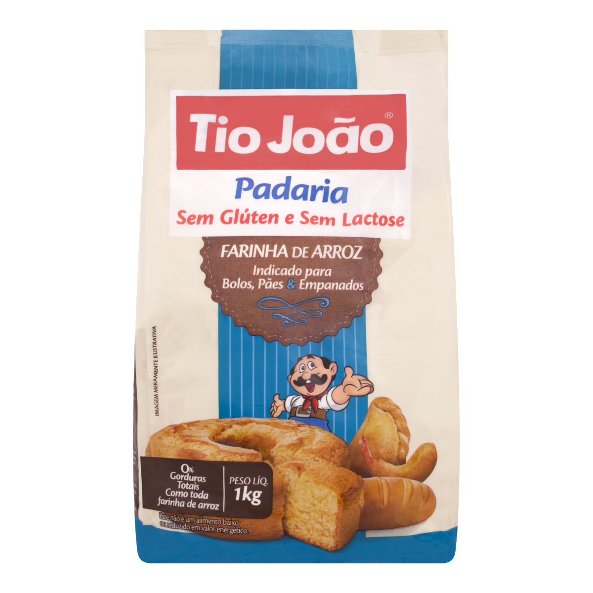 Farinha de Arroz TIO JOÃO Pacote 1kg