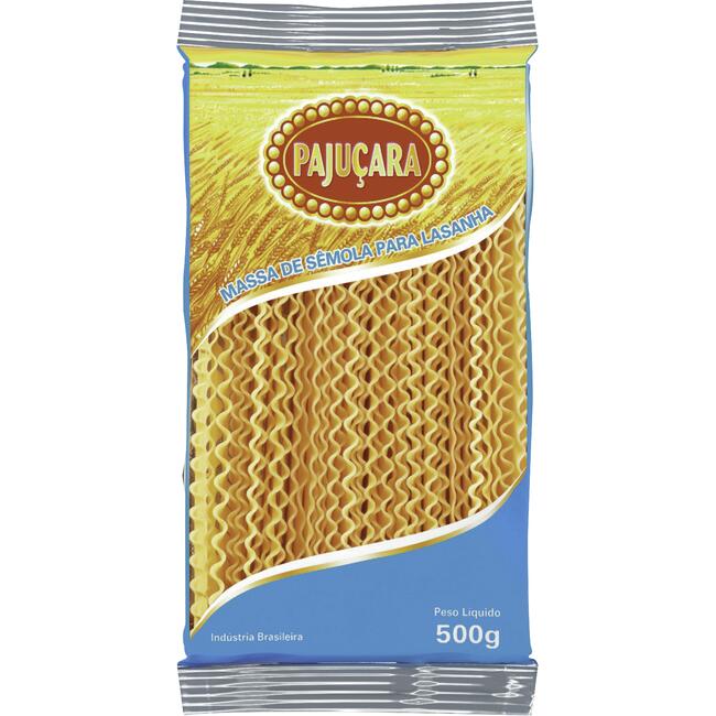 Massa para Lasanha Pajuçara Sêmola 500g