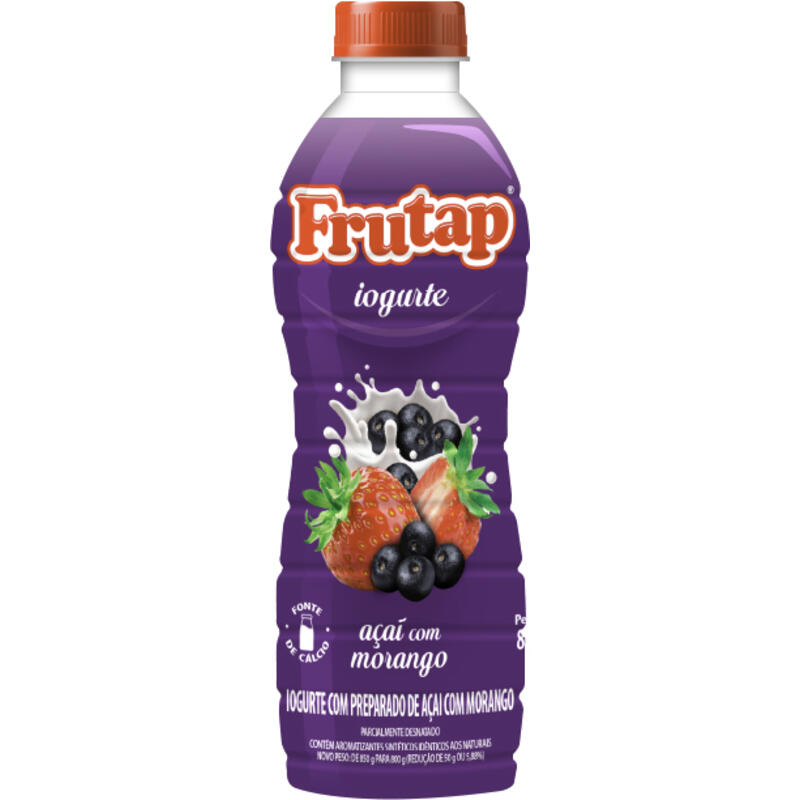 Iogurte Frutap Açaí com Morango 850g