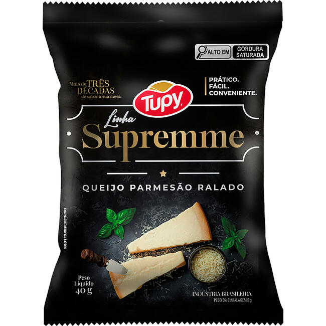 Queijo Ralado Tupy Supreme Parmesão 40g