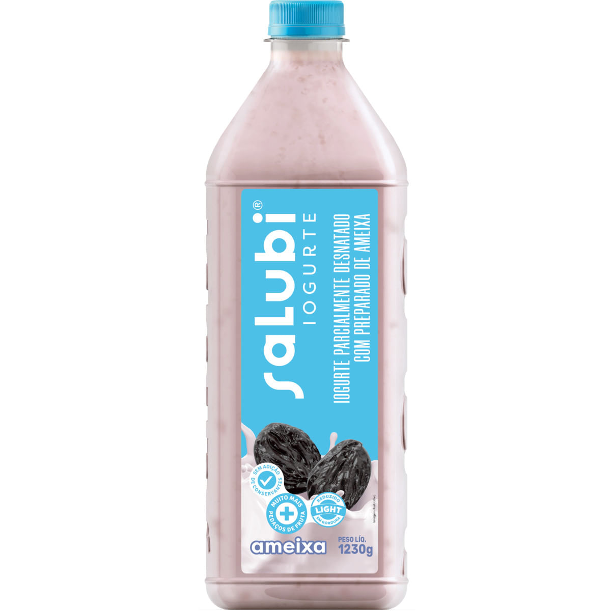Iogurte SALUBI Desnatado Ameixa Light 1230g