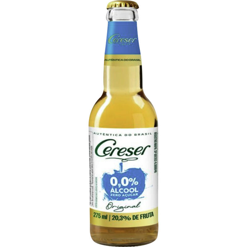 Bebida Gaseificada Cereser Maçã Sem Álcool 275ml