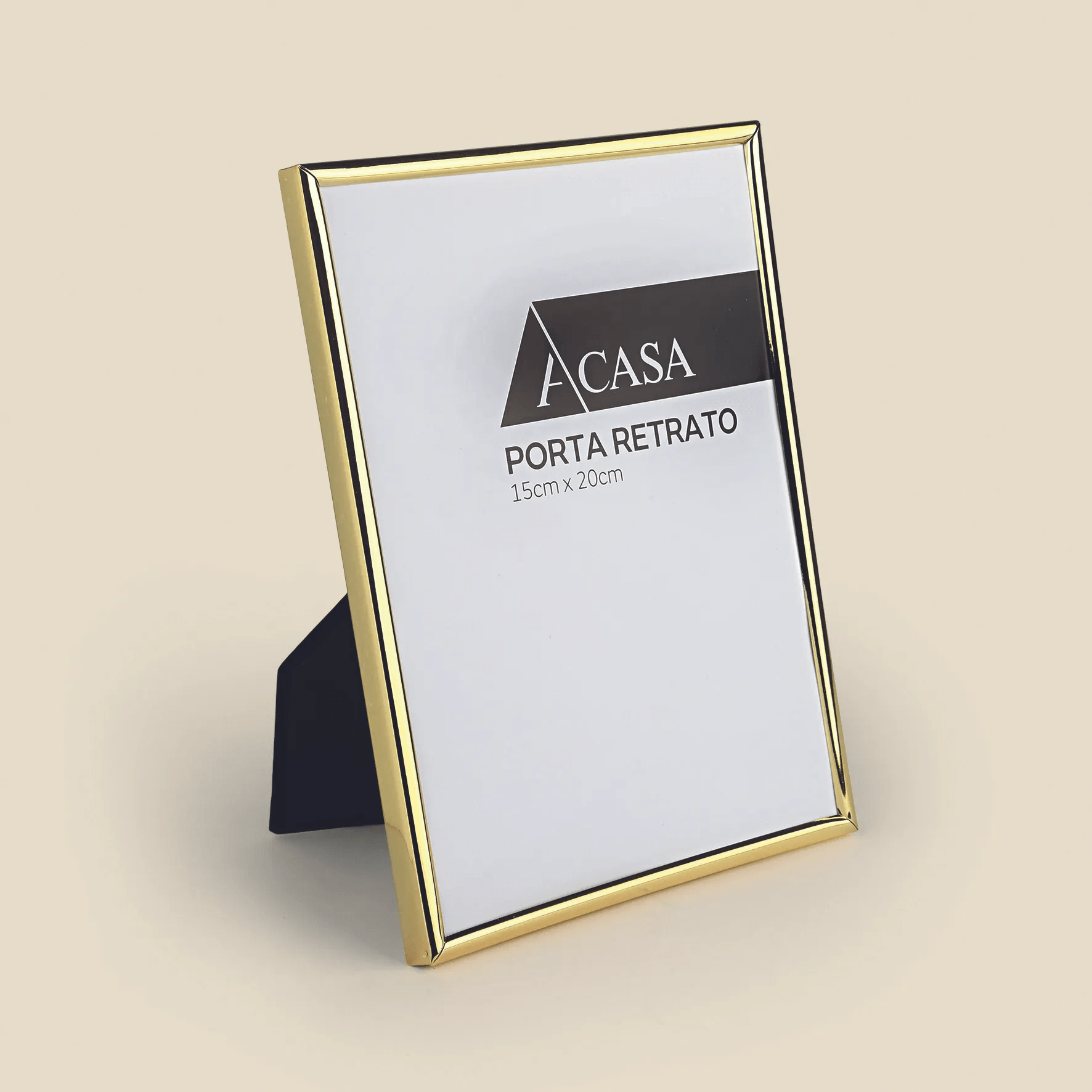 Porta Retrato Gold 15x20cm - A\CASA