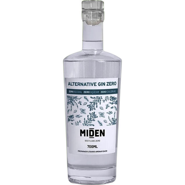 Gin MIDEN Alternative Zero Álcool e Zero Açúcar 700ml