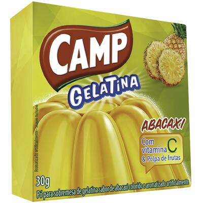 Gelatina Camp Abacaxi 30g