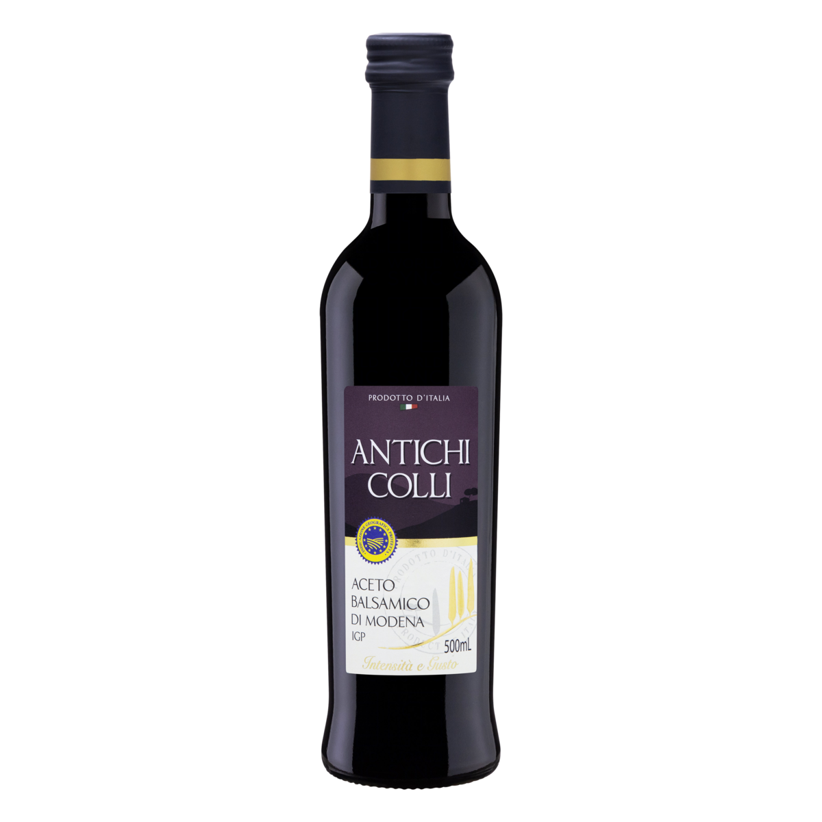 Vinagre Balsâmico Modena Antichi Colli Intensitá e Gusto Vidro 500ml