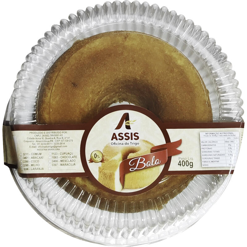 Bolo Assis Laranja 400g