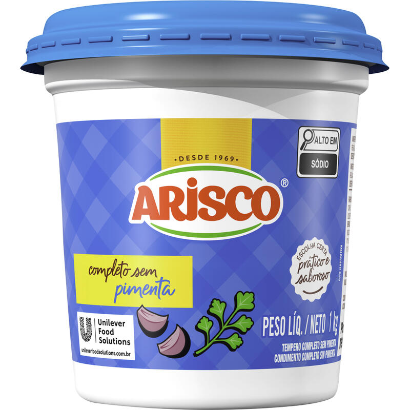 Tempero Completo Arisco Sem Pimenta 1kg