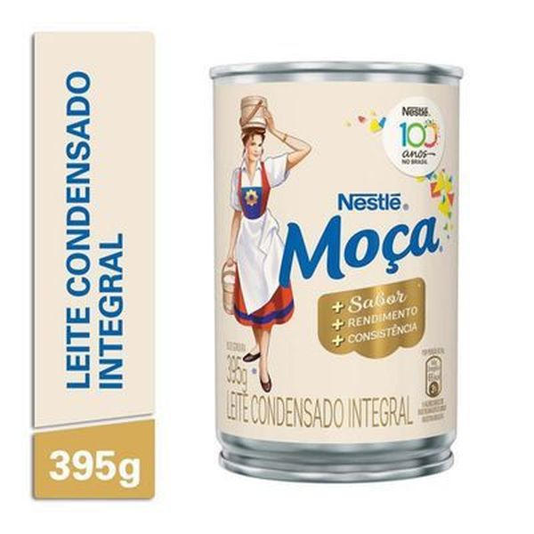 Leite Condensado Integral Moça Lata 395g Grátis 15%
