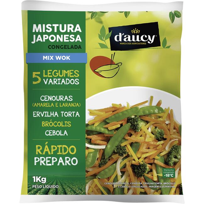 Mistura Japonesa Daucy Congelada 1kg