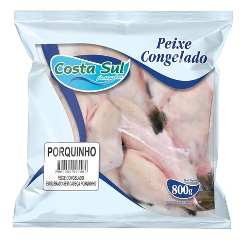 Peixe Porquinho Eviscerado Costa Sul Congelado 800g