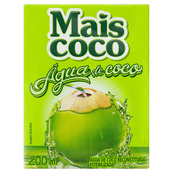 Água de Coco Mais Coco 200ml