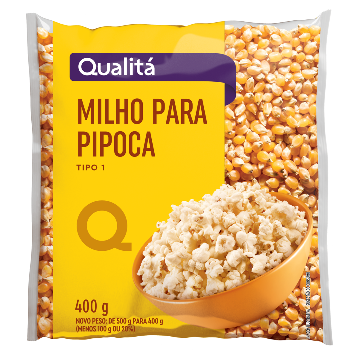 Qualitá Milho Para Pipoca 400G