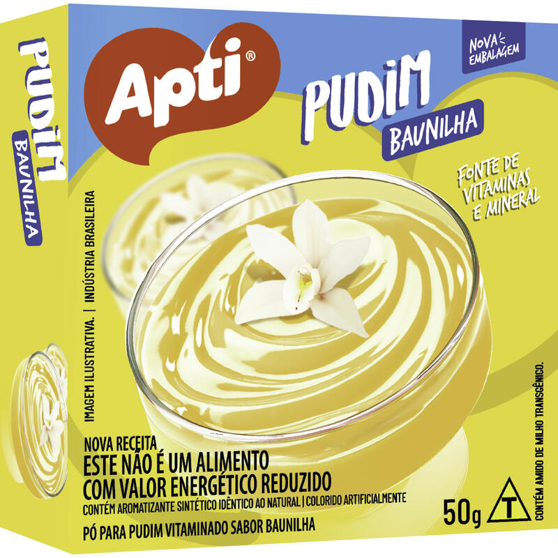 Pó para Pudim Apti Baunilha 50g