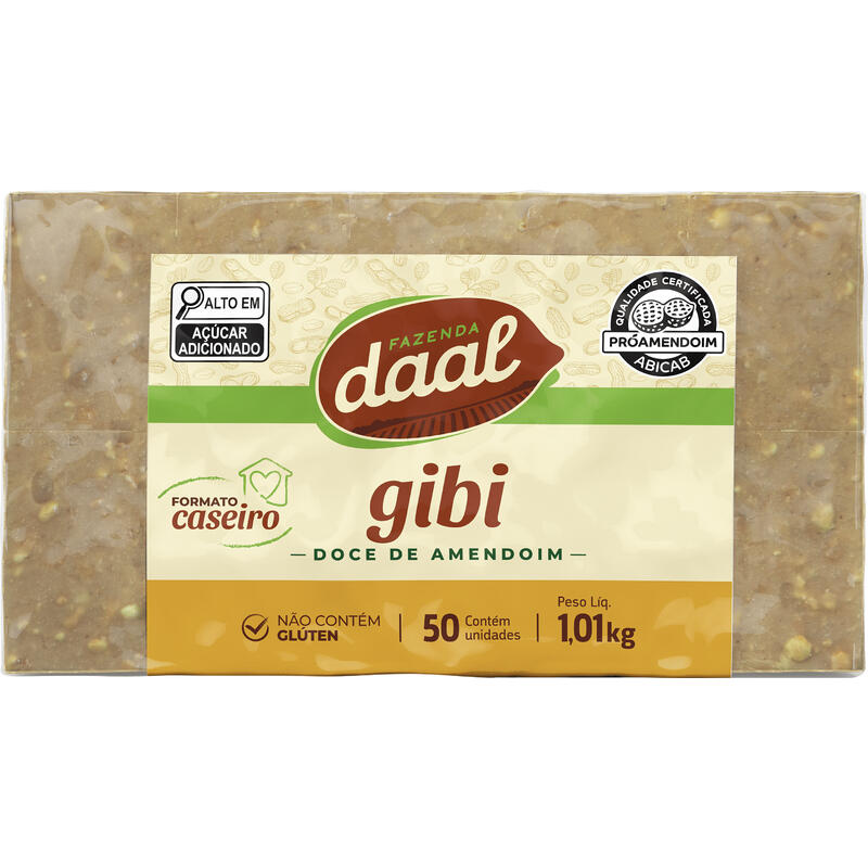 Doce de Amendoim Daal Gibi 1,01kg